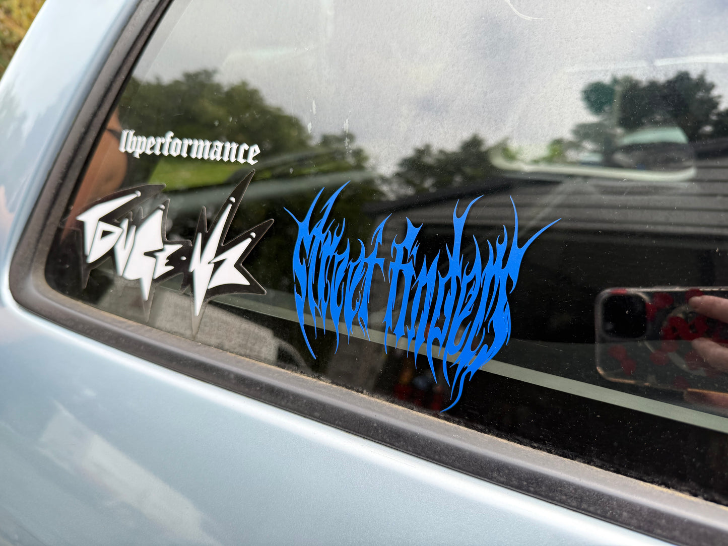 Metal Style Street Finder Sticker